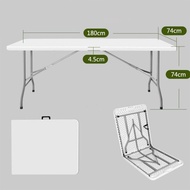 Rectangular folding dining table 180cm folding work table