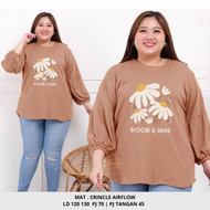 Blus wanita kekinian terlaris blus crinkle airflow