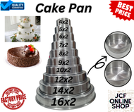 Cake Pan 4x2, 5x2, 6x2, 7x2, 8x2, 9x2, 10x2, 12x2, 14x2, 16x2  0.4 Gauge Aluminum ,tray, molder, mak
