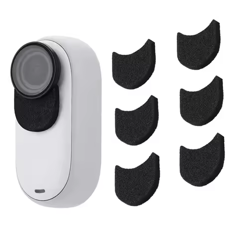 Mic Windshield For Insta360 Go 3 Windproof Cotton Cover Wind Muff Audio Noise Reducer Sponge For Ins