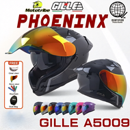 GILLE PHOENINX Modular Helmet Full Face Dual Visor Helmet For Woman And Men Open FaceHelmet With Rev