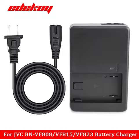 AA-VF8 VF8AC VF8UC VF8KR Battery Charger for JVC BN-VF808/VF808JP/VF815/VF815US/VF818/VF818U/VF823/V
