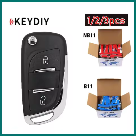 1/2/3pcs KEYDIY NB11 B11 Universal Remote Key 2 3 Buttons for KD900/KD-X2/KD MINI Key Programmer NB1