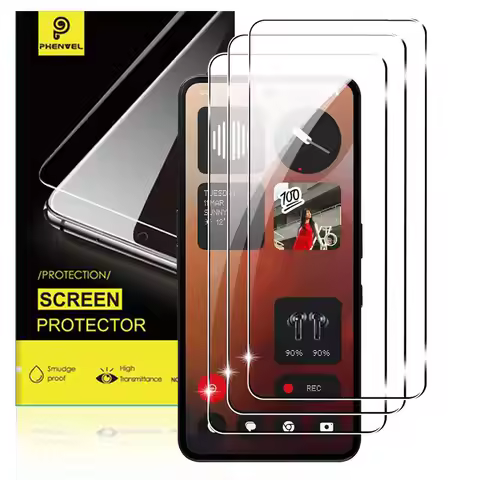 High Clear Glass For NOTHING PHONE 3A Pro, 3A, 2, Phone2A Crystal Tempered Glass Screen Protector