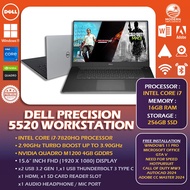 DELL PRECISION WORKSTATION 5000 SERIES -  INTEL CORE i7 - 15 INCH FHD DISPLAY  - 7TH/8TH GEN