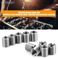 COLO 10Pcs 2-M16 Insert Nut Sleeve Corrosion Resistant Repair Insert Nut Screw