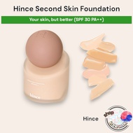 Hince Second Skin Foundation 40ml SPF 30 PA++ 7 Shades
