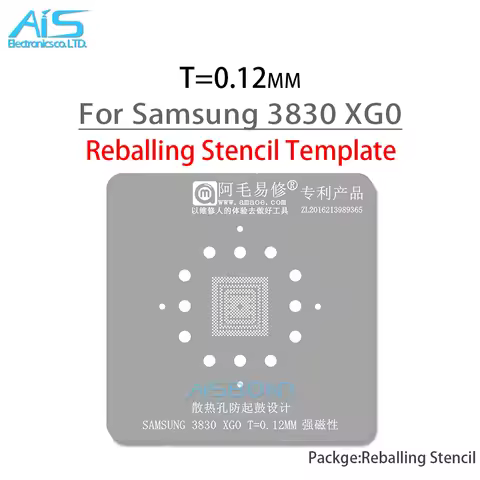 Amaoe BGA Reballing Stencil For Samsung A04s A12 A13 A21s F12 F13 M12 M13 3830 XG0 XGO Exynos 850 CP