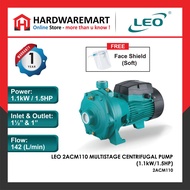 Leo 2ACM110 MULTISTAGE CENTRIFUGAL PUMP Home Pool Water Pam ^^ (1 phase) (1.1kW / 1.5HP)