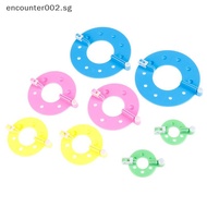[ER] 8PCS 4 sizes Fluff Ball Weaver PomPom Maker Knitting Loom Kit  [SG]
