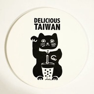 招財貓 喵 貓咪 黑貓 陶瓷鍋墊 陶瓷杯墊 陶瓷 耐熱 抗熱 鍋墊