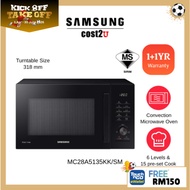 Samsung 28L Convection Microwave Oven with Slim Fry Black | MC28A5135KK/SM (Ketuhar Gelombang Mikro)
