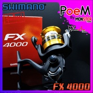 รอกสปินนิ่ง SHIMANO FX 1000/2000/2500/2500HG/C3000/FX4000 (BLACK GOLD)