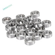 20Pcs MR106-ZZ Bearing 6 x 10 x 3mm Metal Shielded Ball Bearing Pre-Lubricated with Grease Radial Ba