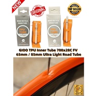 GIOO TPU Inner Tube 700x28C FV 65mm / 85mm Ultra Light Road Tube