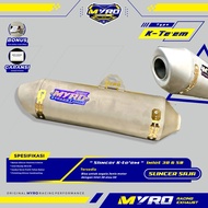 Myro Exhaust Slincer Knalpot Model Ktm Original Myro Type Ktm
