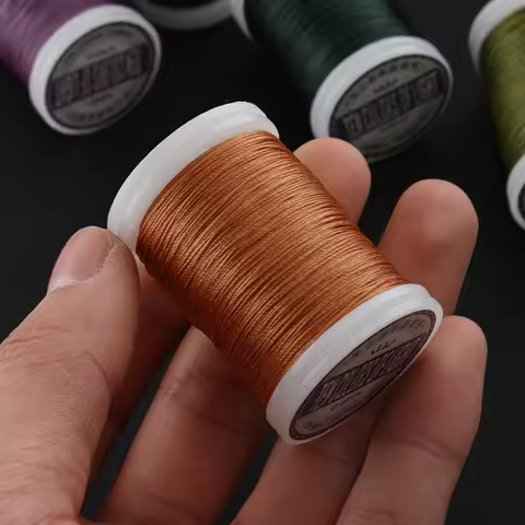 0.4/0.5/0.6MM DIY Accessories Leather Craft Sewing Thread Round Waxed Thread Polyester Cord Wax Coat