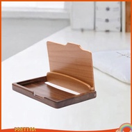 [PrettyiaSG] Name Card Holder Lightweight Credit Card Organizer Wood Business Card Holder