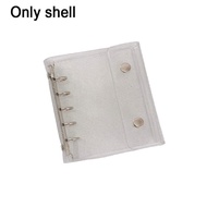 M5 Glitter 5-Hole Binder Cover Transparent Colored Journal Sketchbook Accessories Diary Office Suppl