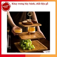 _ Square 3-tier cake display tray SQC281V