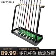 Golf Club Rack 9-Hole Indoor Club Club Display Rack Storage Rack Solid Wood Practice Store Supplies