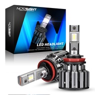 Novsight F03 H11 LED Headlight Bulb Kit 6000K White Super Bright LED Lights for Car High/Low Beam 80