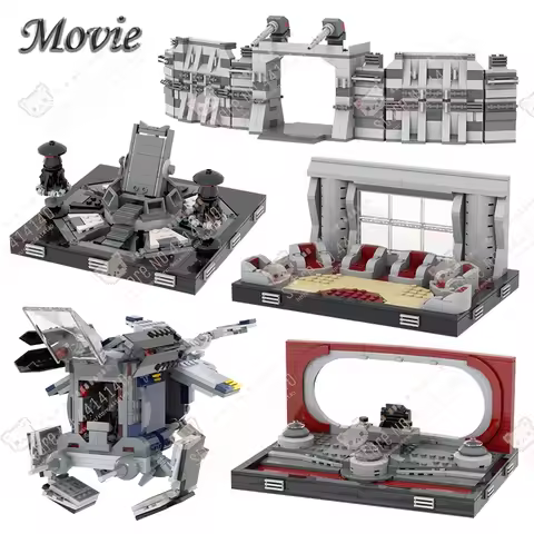 Interstellar Movie Council Chamber Senate Scene MOC Building Blocks Creative Military Base Defense W