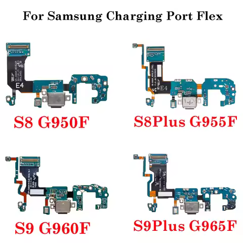 1Pcs USB Charging Port Flex For Samsung Galaxy S8 S9 Plus G950F G955F G960F G965F Doct Connector Cha