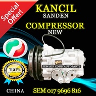 PERODUA KANCIL SANDEN SD OEM CHINA NEW COMPRESSOR/ KOMPRESOR (CAR AIRCOND SYSTEM)