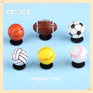 hole Jibbitz 3D Sports Ball Jibbitz 3D Basketball Shoe Buckle charm hole Rugby Hole Shoe Accessories