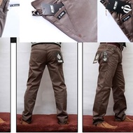 PRIA F021 The Xellano Pants Men Office Work Casual Formal Modern Slimfit Hita D7P8 ARM RED Tight <