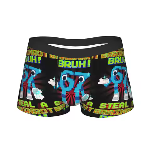 Bruh 67 Six Seven 6-7 Funny Brainrot Underwear Custom Boxer Shorts Hot Sale Men Panties Comfortable 