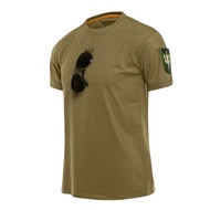 【บิลลิก】เสื้อเชิ้ตผู้ชายลายพรางกองทัพเสื้อยืดออกกำลังกายเพาะกายลำลองผู้ชาย RU ทหารต่อสู้เสื้อยืดยุทธ