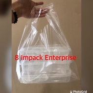 PE Singlet bag /Plastic Bag Transparent With Handle 16'' x 18''/#Plastik Beg Tangkai 16'' x 18''#Pla