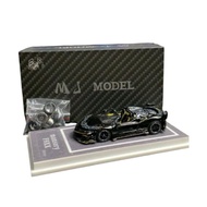 Mj MODEL 1/64 Ferrari F9XX Mansory Hard top Edition One Set of Black Rims