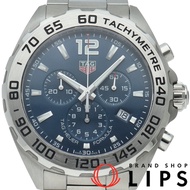 TAG Heuer 豪雅一級方程式計時碼表 CAZ101K.BA0842，不鏽鋼材質，男士腕錶，藍色錶盤，翻新，成色極佳（二手），附原廠錶盒和保固卡
