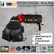 TOUGHBUILT 3pc Pro Framer Tool Belt Set ~ TB-CT-102-3P