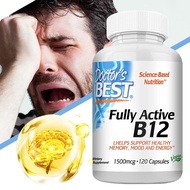 Vitamin B12 Methylcobalamin 1500 mcg - Supports mood and blood circulation, 30/60/120 capsules