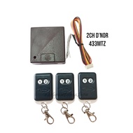 Autogate D'NOR Remote Control Dip Switch Set with 3 Transmitters & 1 Receiver 433mtz
