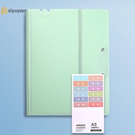 Si Creative Strap Design Portable Foldable Folders Versatile Organize Artifacts File Contract Folder