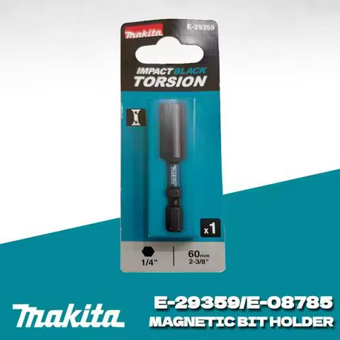 MAKITA E-08785/E-29359 Impact Magnetic Bit Holder Extension 1/4" Hexagon Rust Resistant Drill Driver