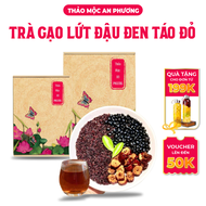 Trà Gạo Lứt Đậu Đen Táo Đỏ Trà Giúp Thanh Nhiệt Lợi Sữa Ngủ Sâu Giấc T09