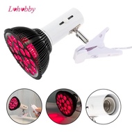 [Lohobby] Red Lamp, 660nm Red and 850nm, 141MW/cm2, E26 E27 Sockets, Aluminum for Pain Muscle with H