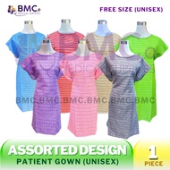 Assorted Design Patient Gown Colored