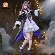 Anime Game Honkai 3rd Herta Cosplay Clothing Full Set Costume Outfits For Woman Black Dress Cosplay 