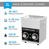 Ultrasonic Cleaner 2L Cleaning Machine for Jewelry Watches Glasses Denture Razor Tool Portable Ultra