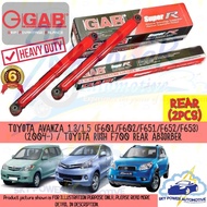 TOYOTA AVANZA 1.3 1.5 F601 F602 F651 F652 F653 / RUSH F700 GAB SUPER R SPORT HEAVY DUTY GAS SHOCK AB