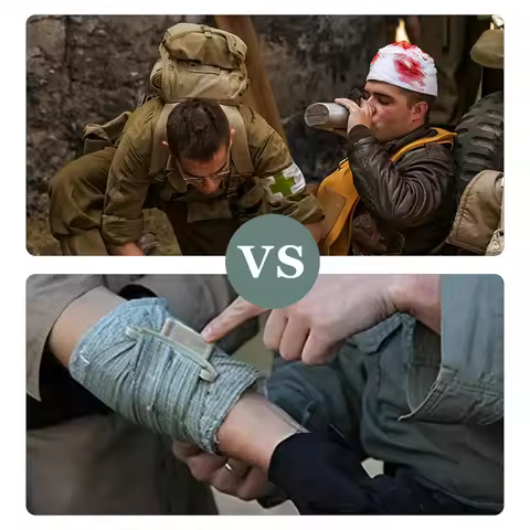 1/10Pcs Israel Bandage Outdoor First Aid Traumatic Hemostatic Bandage Tactical Emergency Training Sw