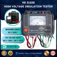 Ready Stock KYORITSU KE 3122B High Voltage Insulation Tester