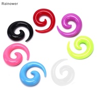 null 16Pcs/Set Spiral Taper Flesh Tunnel Ear Stretcher Expander Stretching Plug Snail null